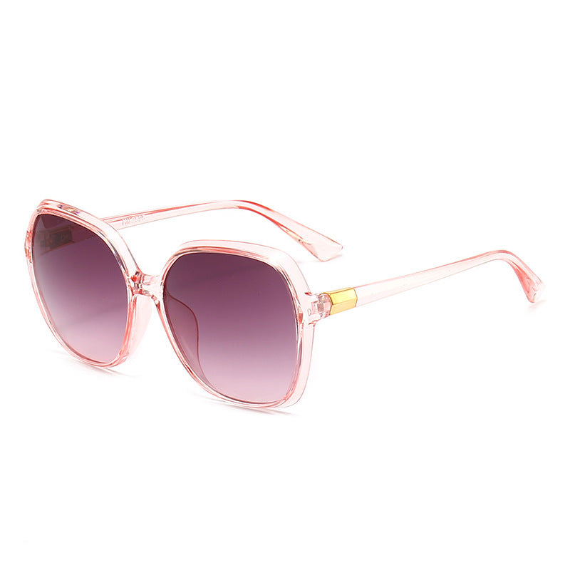 Women's Casual Elegant Plastic Square Sunglasses Large Frame