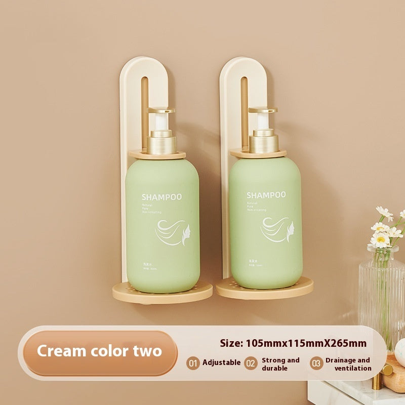 Shower Gel Rack Punch-free Hanging Bathroom Hand Sanitizer Wall Hanging Device