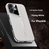 Fashion Electroplated Plain Leather Luxury Phone Case