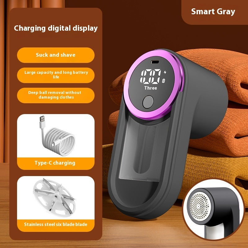 Digital Hair Ball Trimmer 6 Cutter Head Household Sweater Shaver