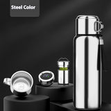 Smart Stainless Steel Thermos Cup Large Capacity Men's Outdoor Kettle
