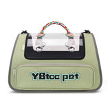 Pet Bag Portable Transparent Visual Large Capacity Pet Supplies Foldable