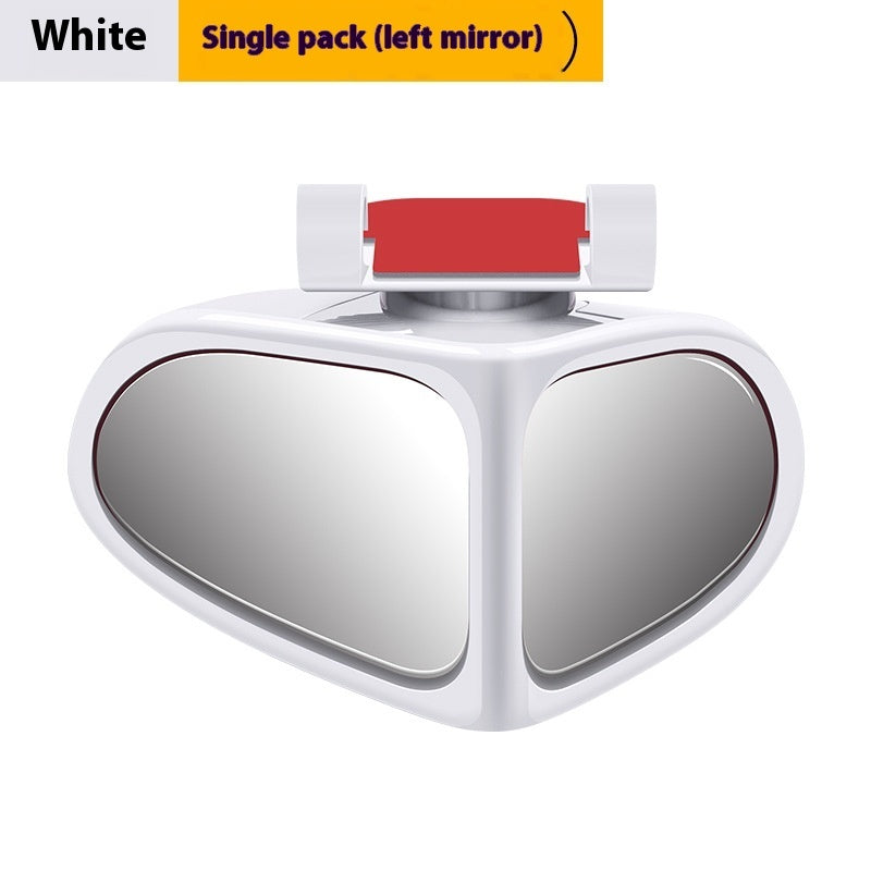 Car Front And Back Wheels Blind Area Rearview Mirror 360 Degree Reflector