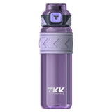 Summer New Large Capacity Sports Cup One-click Bounce Cover Plastic Cup