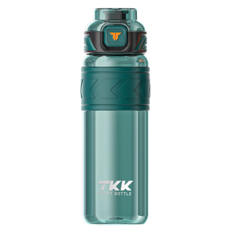 Summer New Large Capacity Sports Cup One-click Bounce Cover Plastic Cup