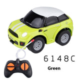 Mini Cartoon Electric Remote Control Cute Four-way Wireless Remote Control Toy Car
