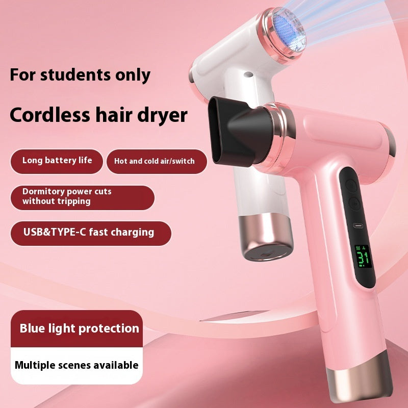 Intelligent Constant Temperature The Third Gear Wind Speed Temperature Adjustable Wireless Hair Dryer