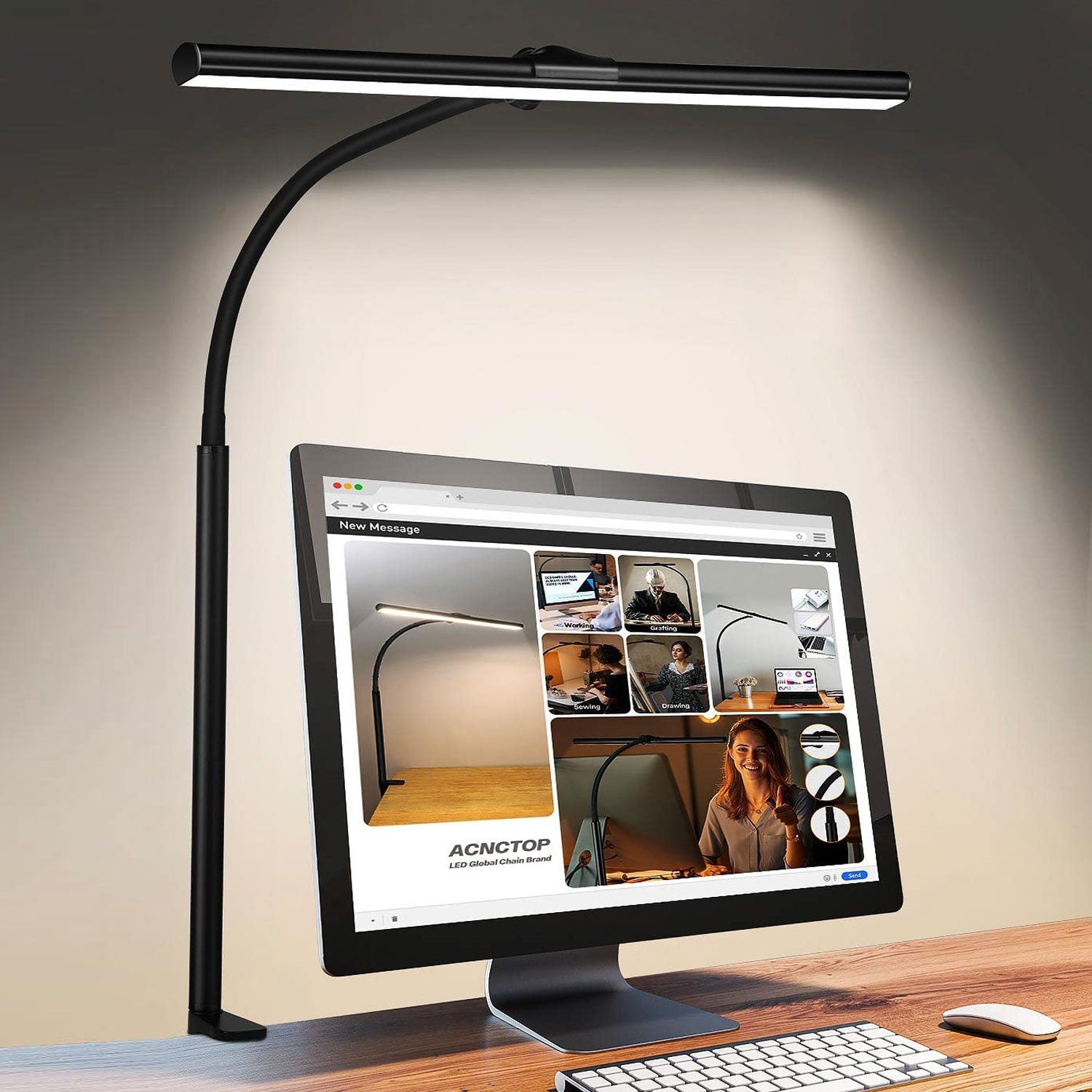 LED USB Table Lamp With Clamp