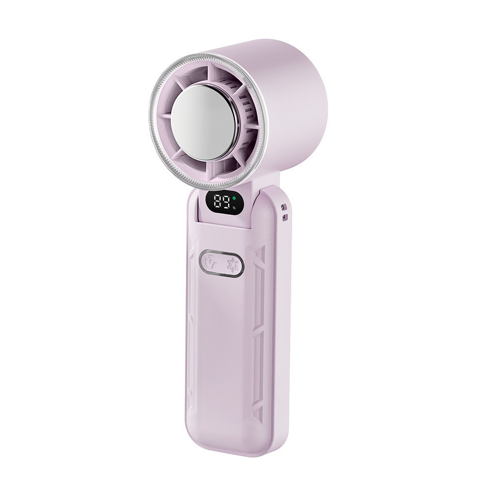 Semiconductor Ice Cooling Handheld Fan Foldable