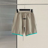 Men's Casual Five-point Solid Color Sweatpants