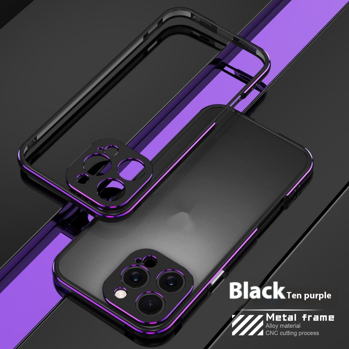 Suitable For IPhone16pro Metal Frame Thin High-grade Phone Case