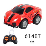Mini Cartoon Electric Remote Control Cute Four-way Wireless Remote Control Toy Car