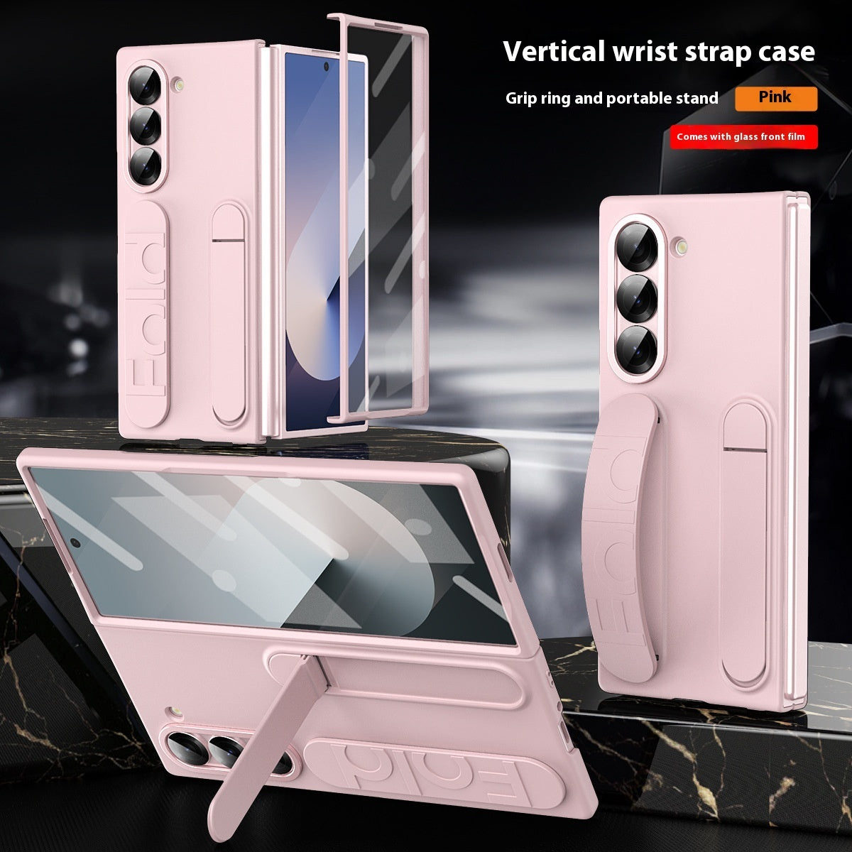 Vertical Wrist Strap Bracket Phone Case Protective Sleeve