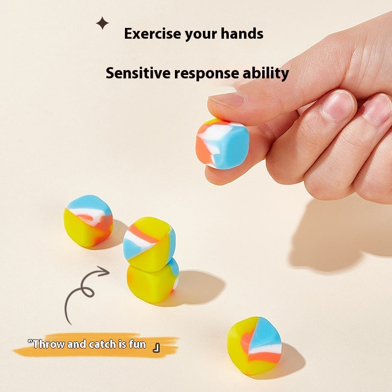 Classic Game Square Silicone Scratch Stone Puzzle Childhood Nostalgia