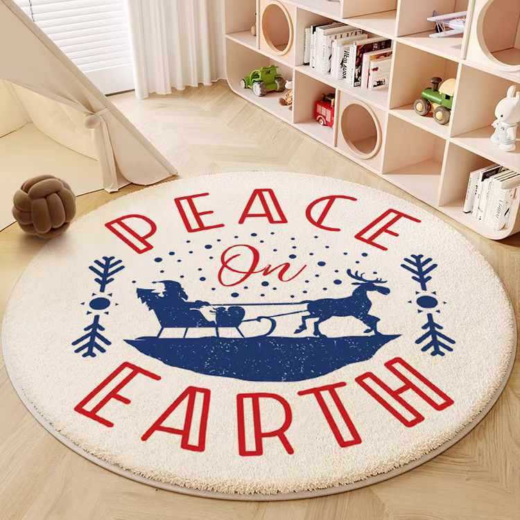 Christmas Round Carpet