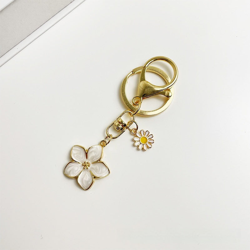 Pendant Creative Cherry Blossom Cartoon Key Button