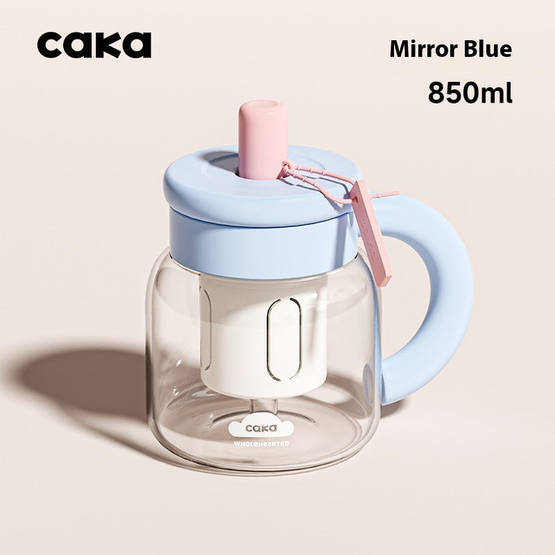Creative High Temperature Resistant Handle Leak Pot Tea Cup