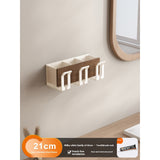 Household Portable Bathroom Walnut Toothbrush Storage Rack