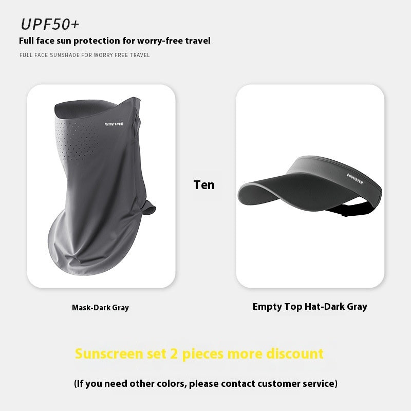 Summer Ice Silk Sun Mask For Men And Women Running Special Mask