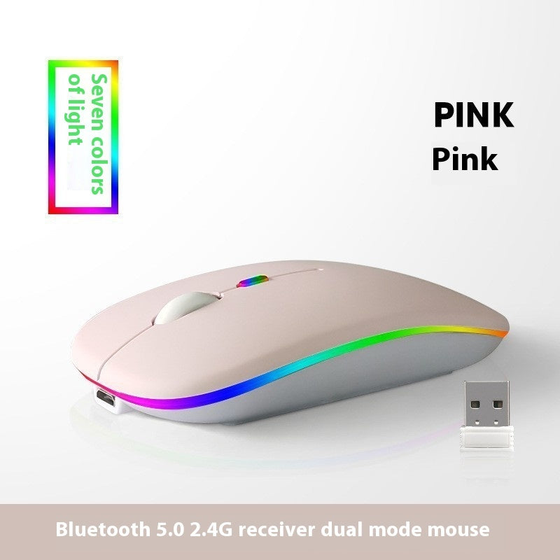 Glowing Bluetooth Mute Charging Mouse