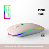 Glowing Bluetooth Mute Charging Mouse