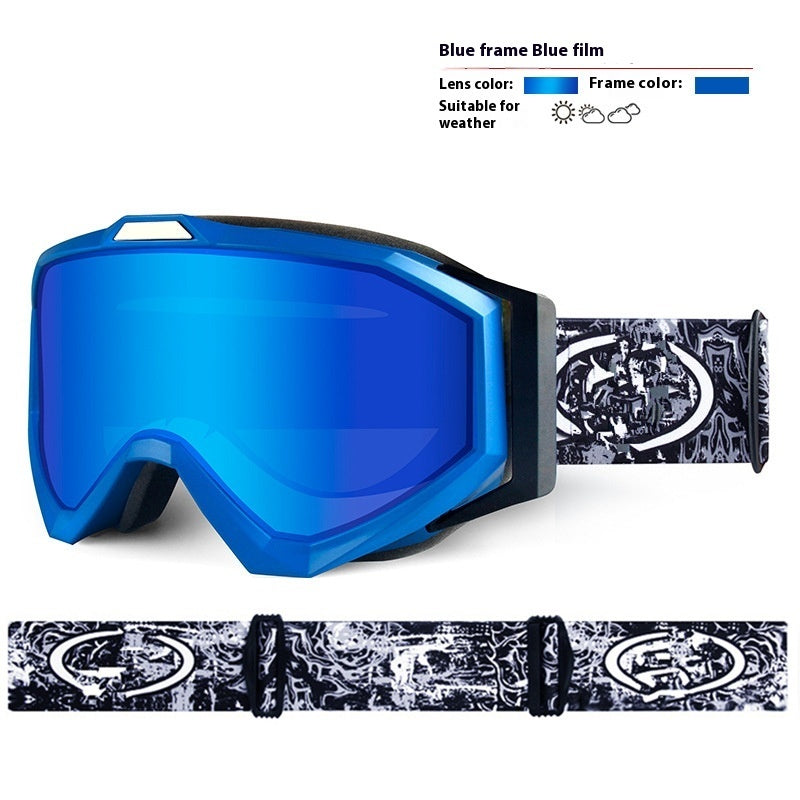 Motorcycle Goggles Double Layer Anti-fog
