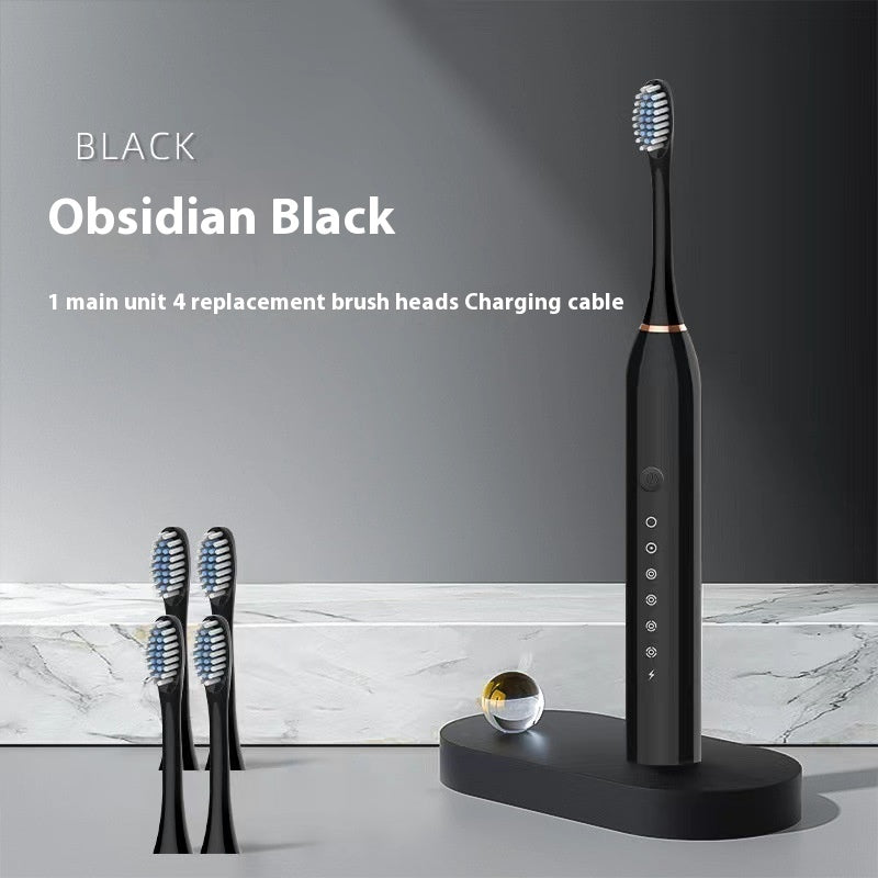 Rechargeable Electric Toothbrush Soft Bristle Portable Waterproof Toothbrush Set