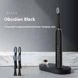 Rechargeable Electric Toothbrush Soft Bristle Portable Waterproof Toothbrush Set