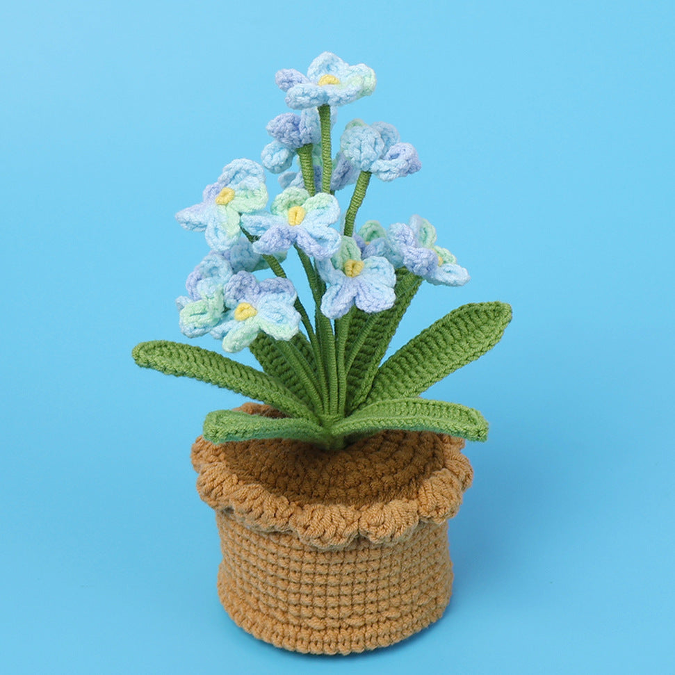 Handmade Wool Knitted Flower Pot