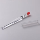 Reusable Silicone Lip Brush Set For Lipstick, Gloss, Balm, Mask & Scrub - Hygienic Caps, 8 Colors