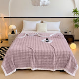 Simple And Stylish Warm Milk Velvet Blanket