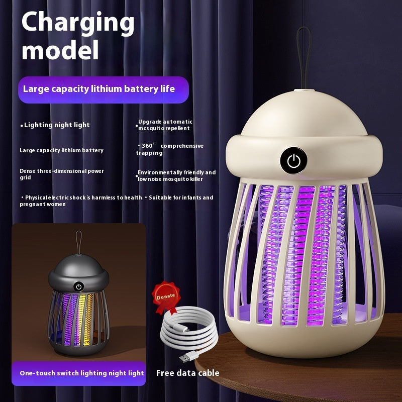 Mini Outdoor Electric Shock Mosquito Killing Lamp Automatic Mosquito Trap Mosquito Killer