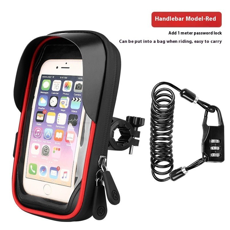 Bicycle Mobile Phone Stand Waterproof Touch Screen Bag