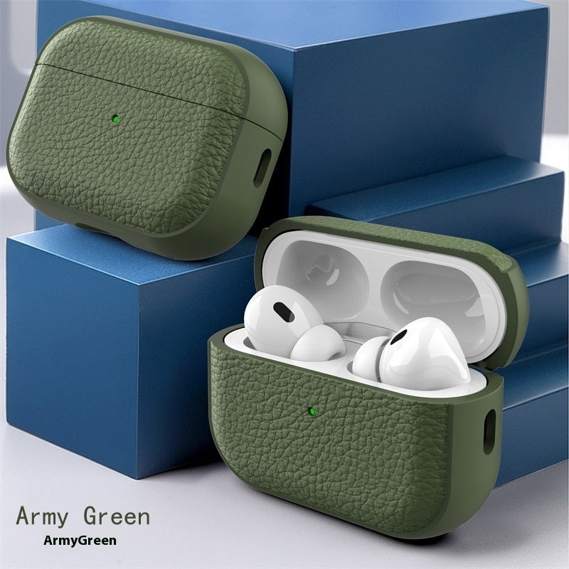 Leather Pattern Protective Cover Suitable For Bluetooth Headset