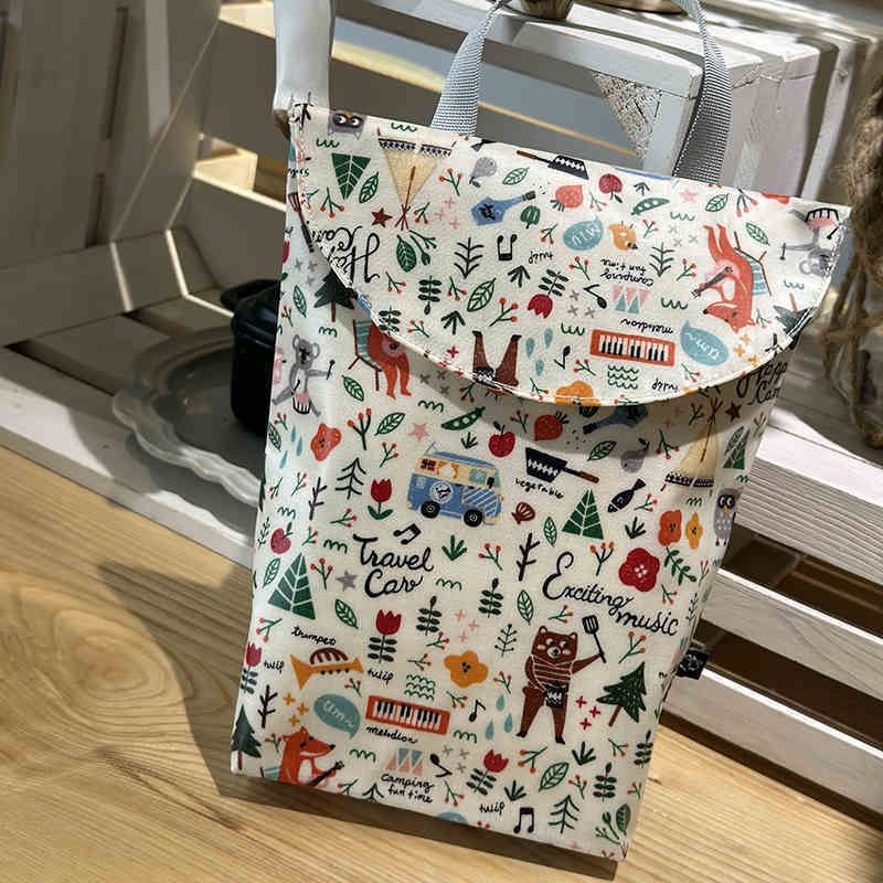 Infant Go Out Portable Waterproof Pull Up Diaper Buggy Bag