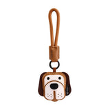 Cartoon Cute Leather Puppy Keychain