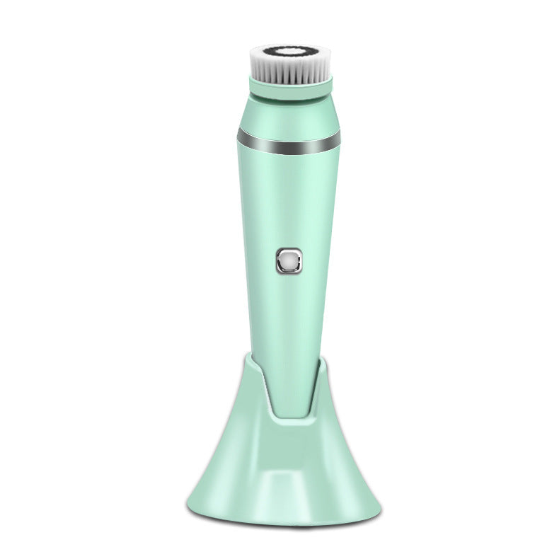 Waterproof Rechargeable Facial Brush Pore Cleaner Four-in-one Electric Facial Cleansing Instrument