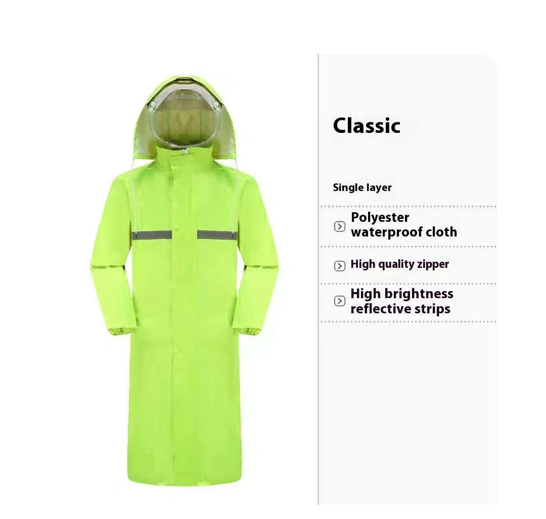 Men's One-piece Waterproof Raincoat
