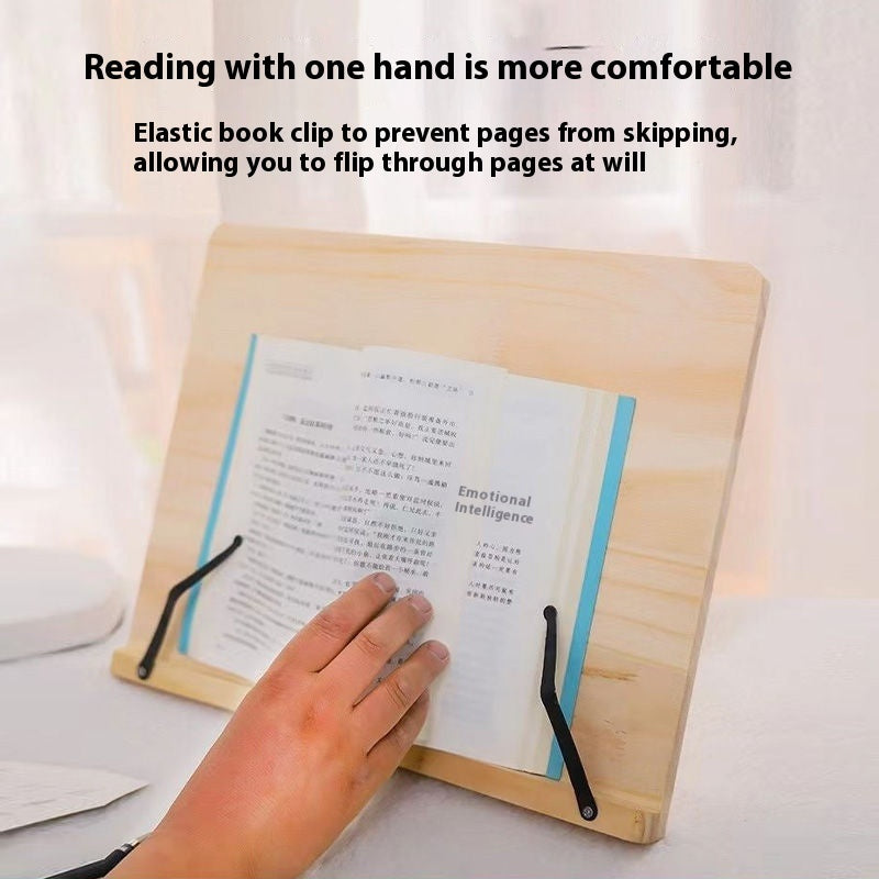 Wooden Reading Rack Reading Bracket