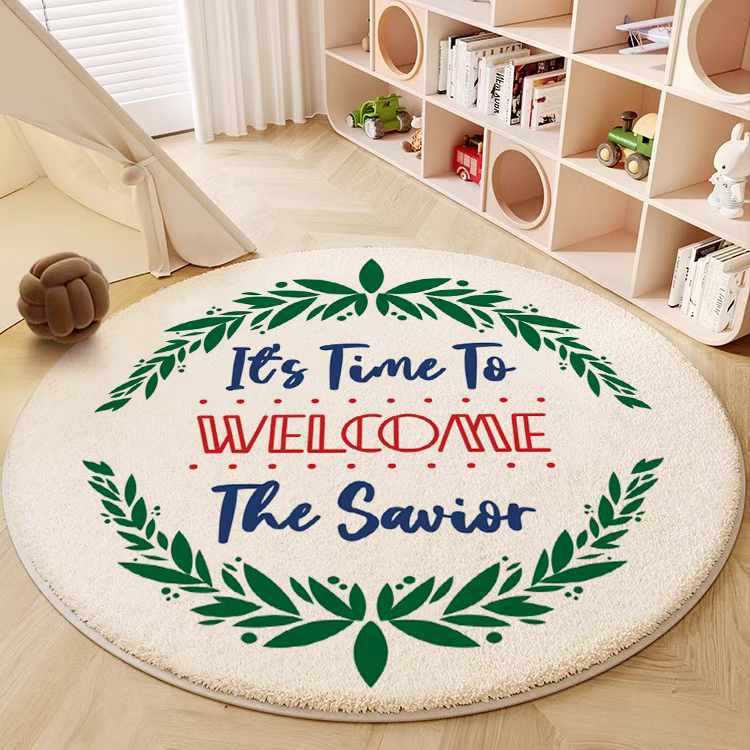 Christmas Round Carpet