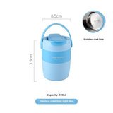 304 Stainless Steel Handy Cup Ins Breakfast Cup With Cover Spoon Portable