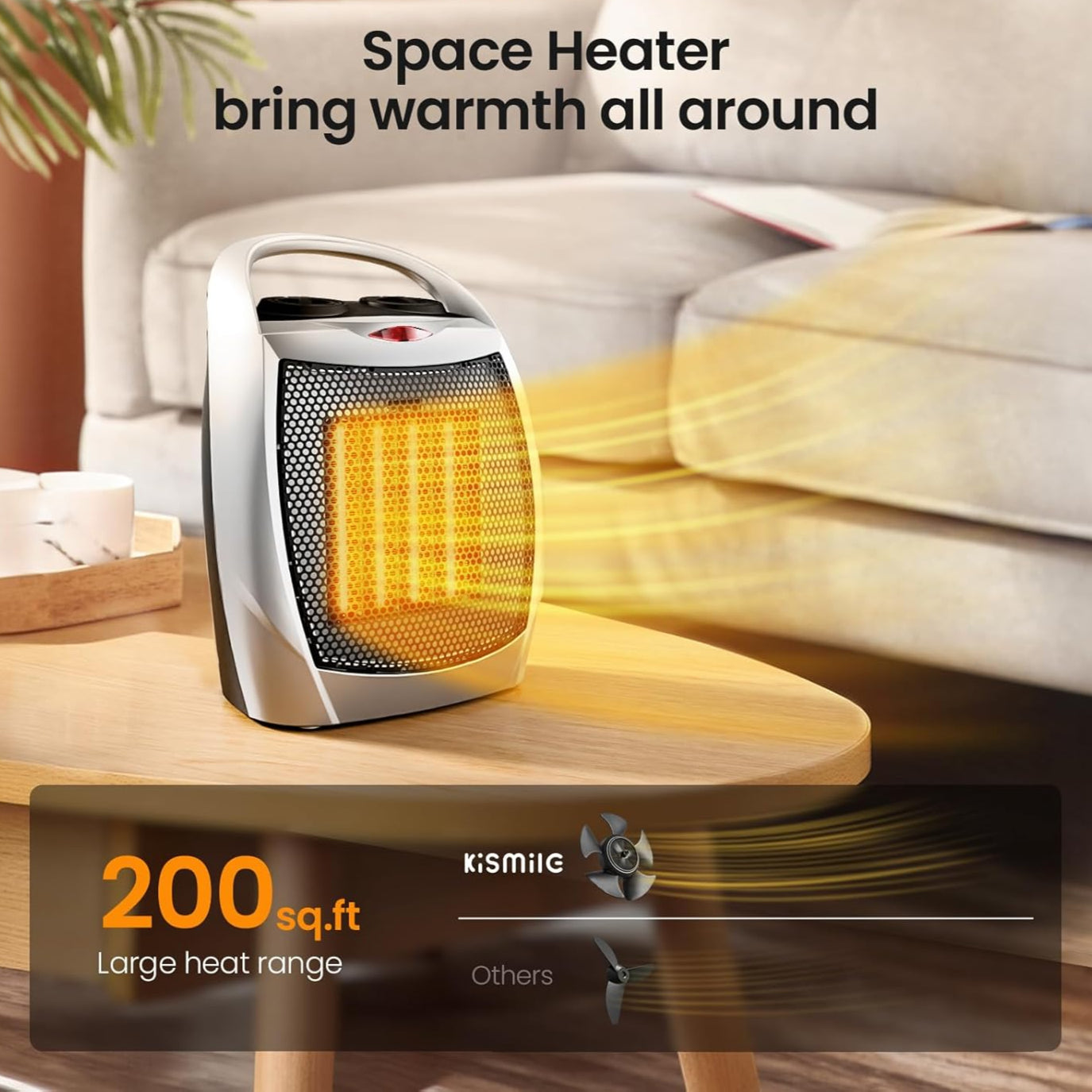 Electric Ceramic Fan Heater