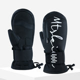 Ski Gloves Built-in Wristband Shock Absorption Veneer Warm Waterproof