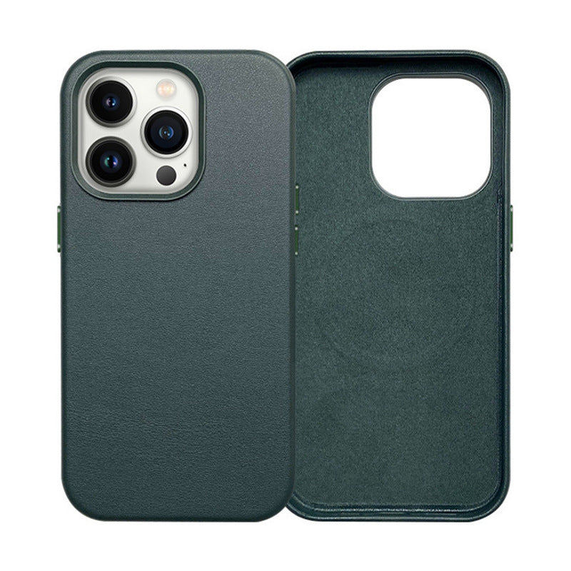 IPhone14 Series Magnetic Business Leather Drop-resistant Anti-wear Phone Case