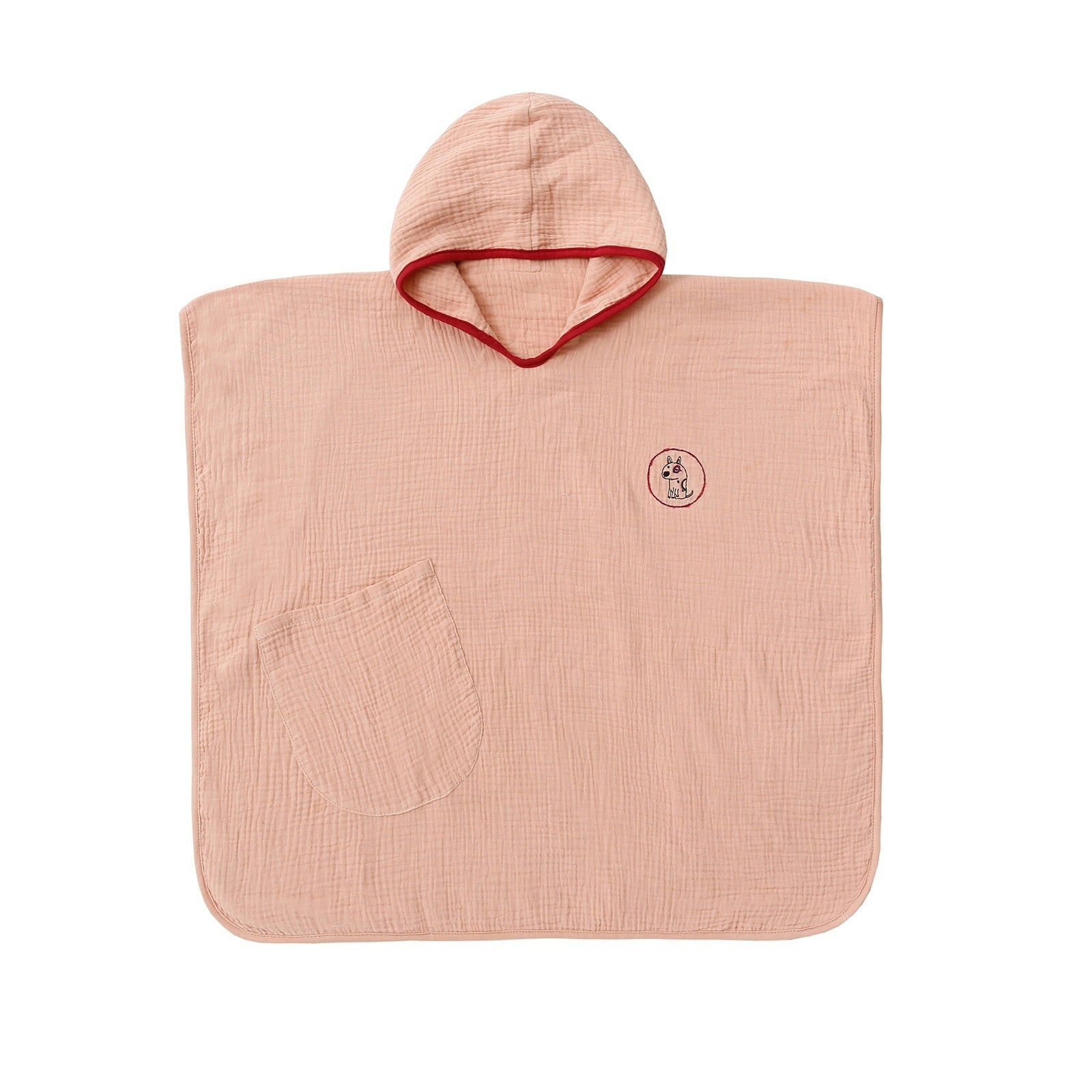 Cotton Gauze Children's Hooded Bath Towel