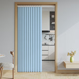 Household Solid Color Folding Partition Door Curtain