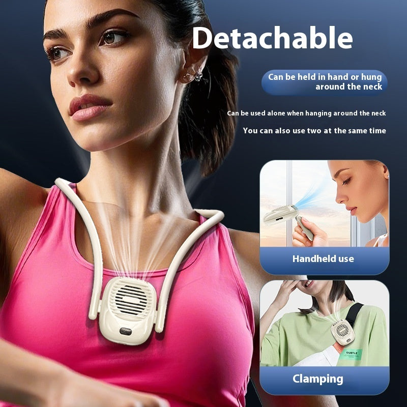 Mini Neck-Hanging Folding Fan