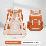 Large Capacity Burden-reducing Waterproof Children's Spine Protection Schoolbag