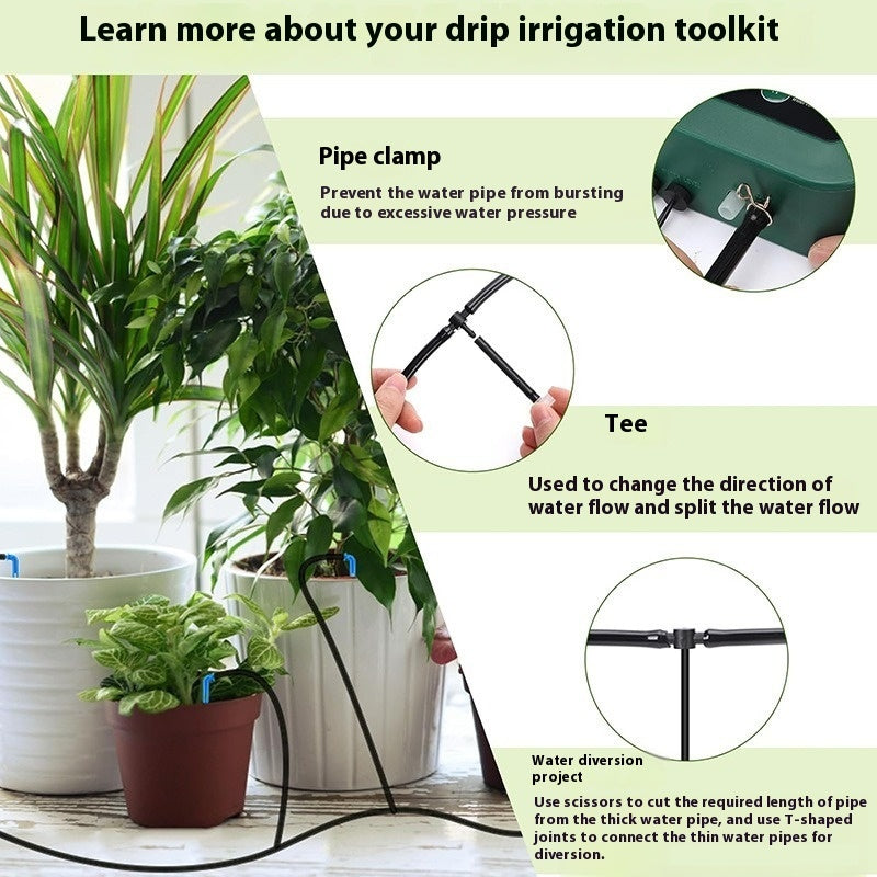 Household Portable Solar Timing Automatic Watering Device