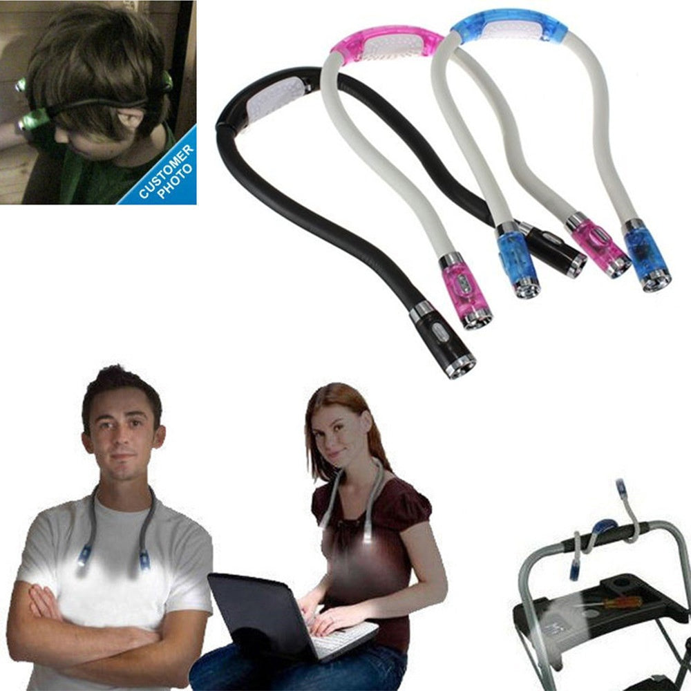 Hugging Light Portable Headband Led Reading Light With Versatile Lighting Hanging Neck Reading Light Creative Work Light